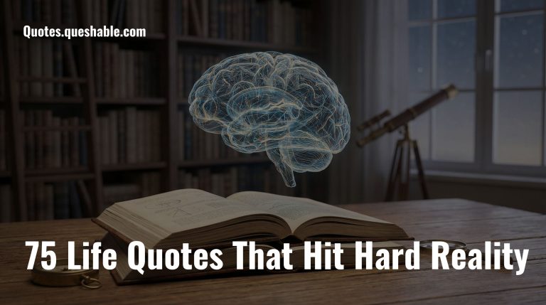 75 Life Quotes That Hit Hard Reality